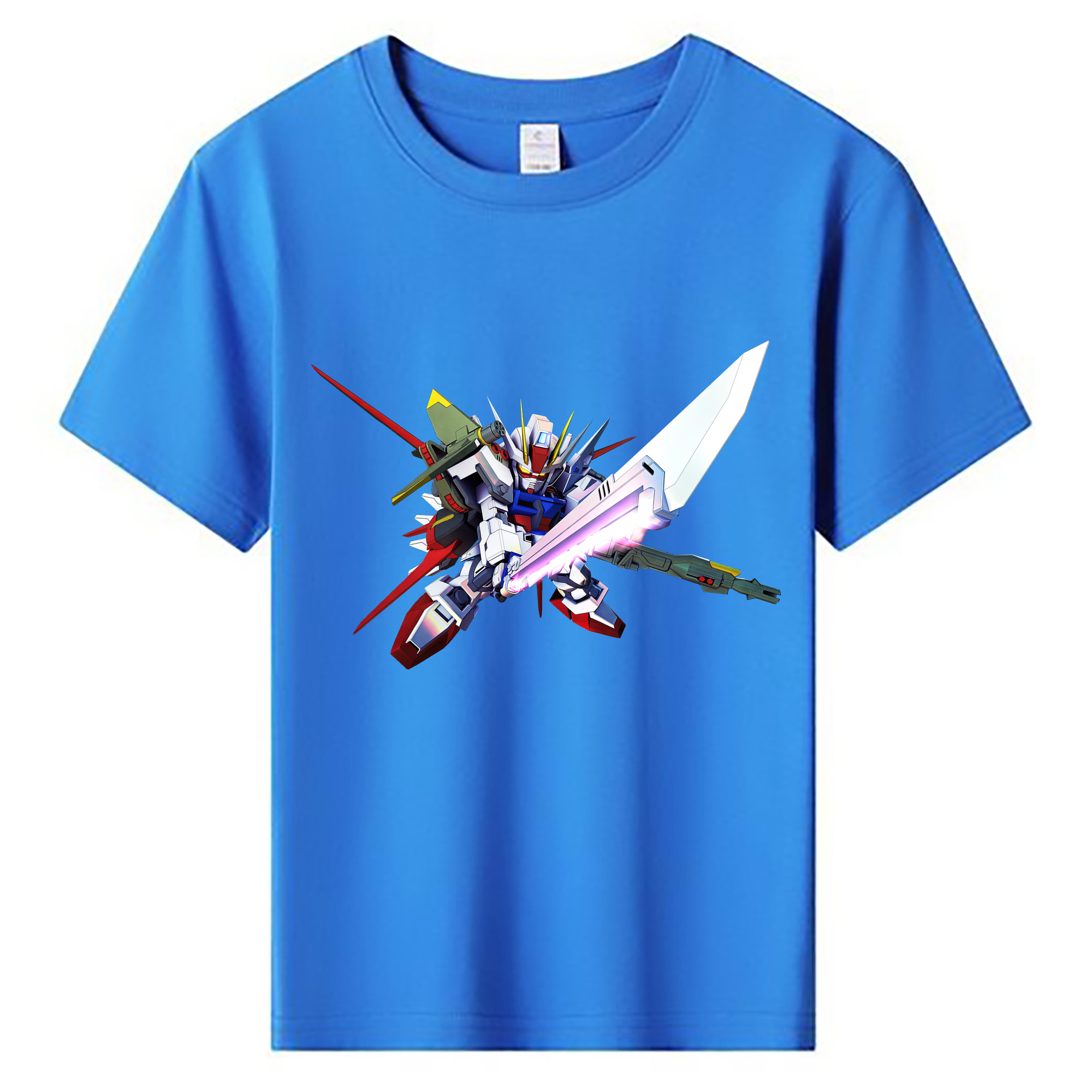 （画像用） 機動戦士ガンダム Mobile Suit Gundam 綿100％キッズTシャツ（フロントプリント）